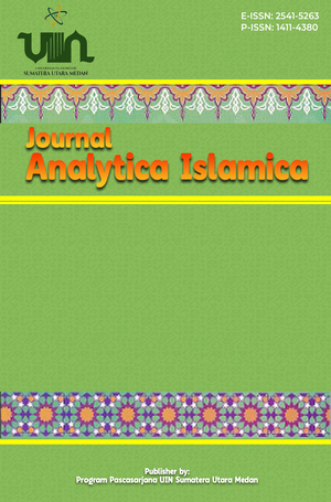 					View Vol. 15 No. 4 (2026): ANALYTICA ISLAMICA (In Press)
				