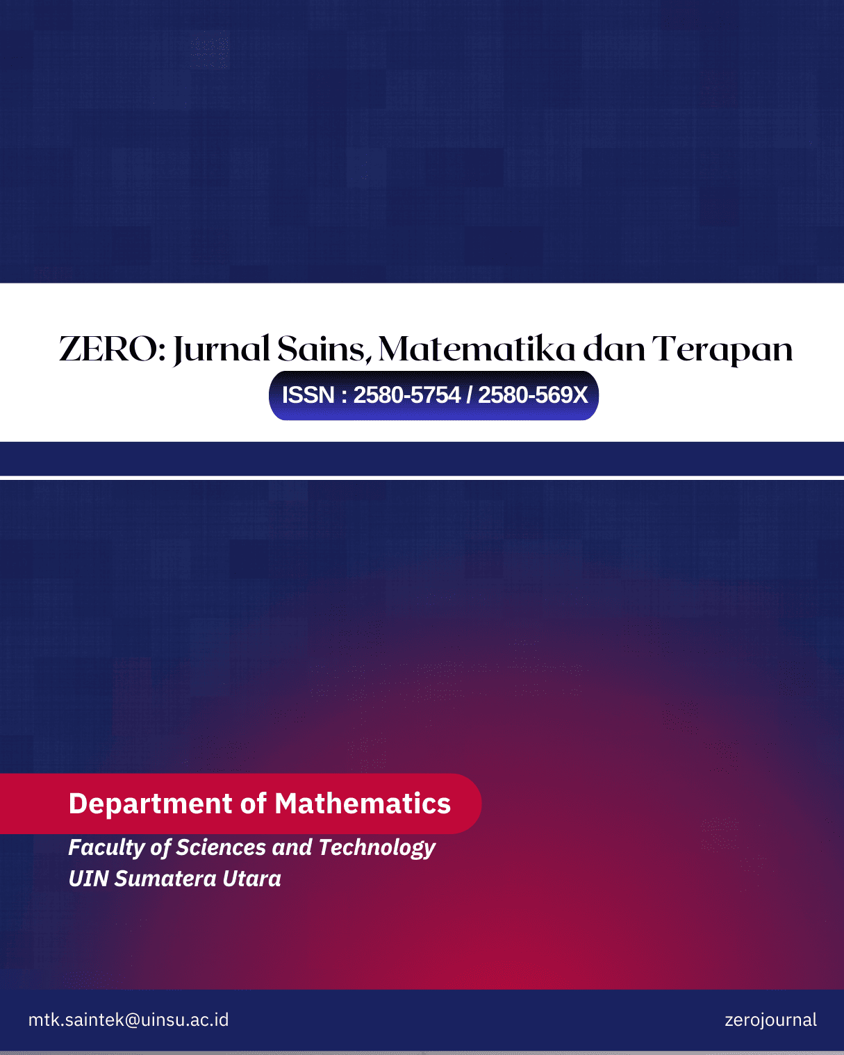 					View Vol. 10 No. 2 (2026): Zero: Jurnal Sains Matematika dan Terapan
				