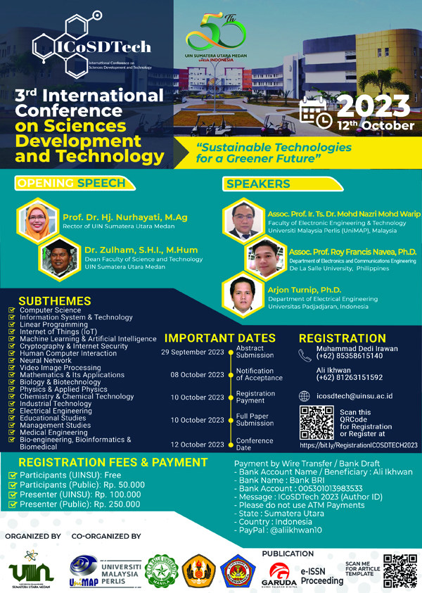 					View The 3rd ICoSDTech 2023
				